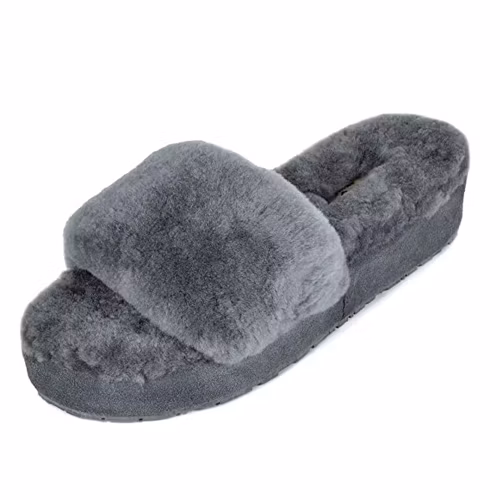 Factory Wholesale Fashion Fur Slippers Warm House Fur Slides