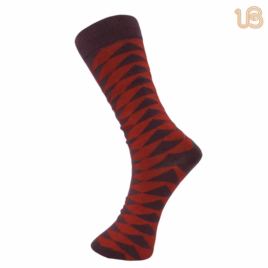 Men′s Mercerized Wool Socks