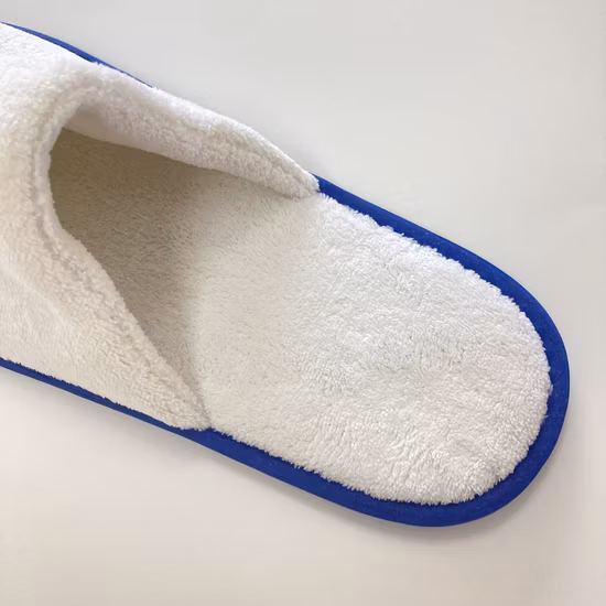 Comfortable and Soft Disposable Coral Velvet Hotel Slippers for Men Women and Children
