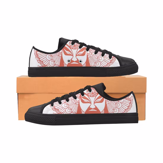 Custom Marvel Anime Canvas Shoes Cartoon Super Hero Low Help Sneakers