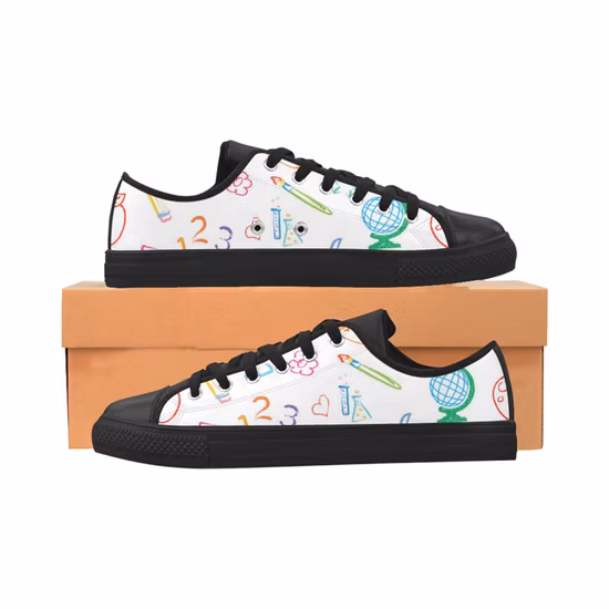 Custom Marvel Anime Canvas Shoes Cartoon Super Hero Low Help Sneakers